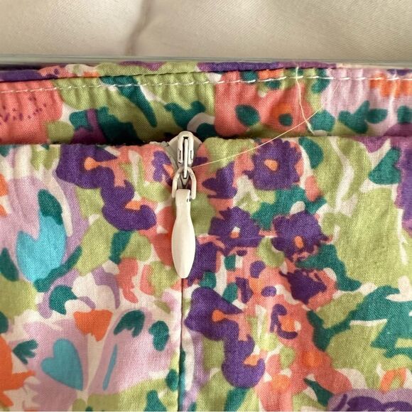 Yours Truly Woman's Ruffle Side Gadered Floral Lightweight Skirt 8 - Picture 6 of 10